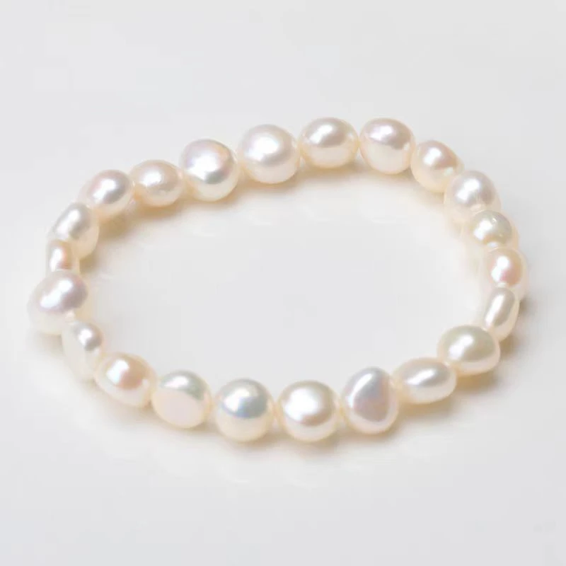 【碎银】天然淡水珍珠大巴洛克手链百搭手串洗澡不用摘DSL00620