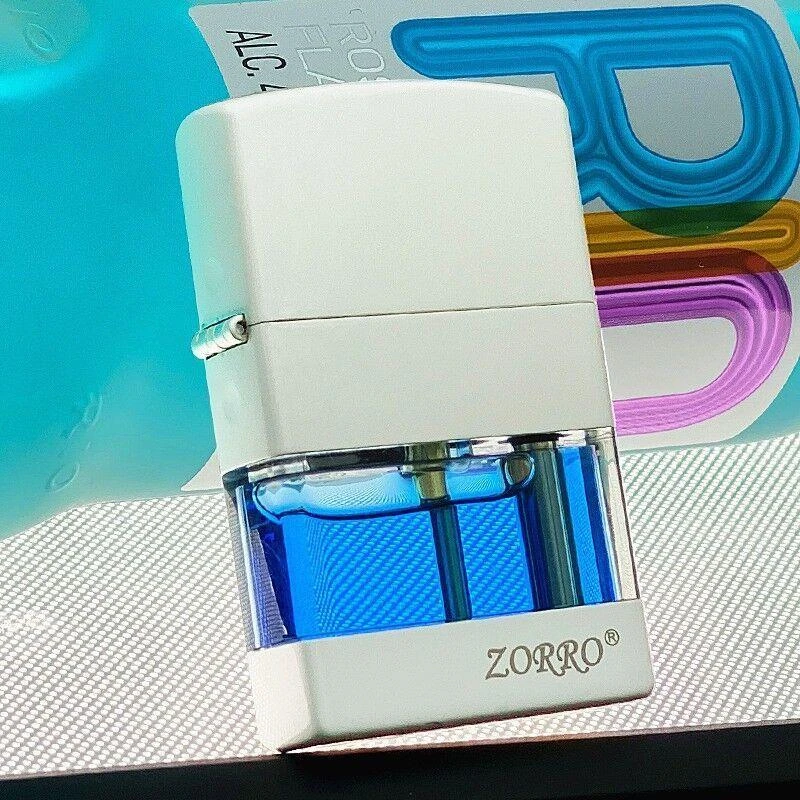 佐罗煤油打火机可视透明油仓网红同款创意砂轮防风煤油火机礼物男