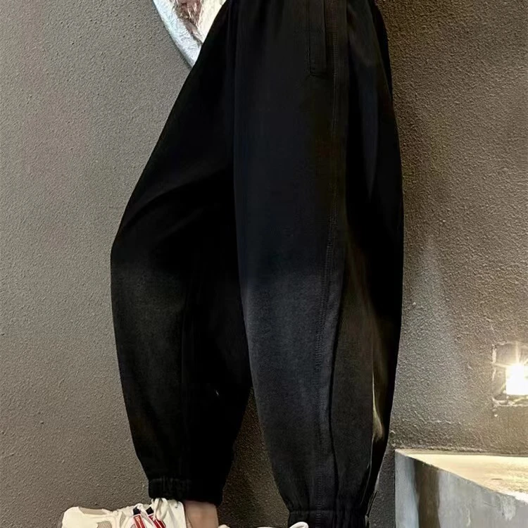 张鱼小丸子  渐变休闲裤