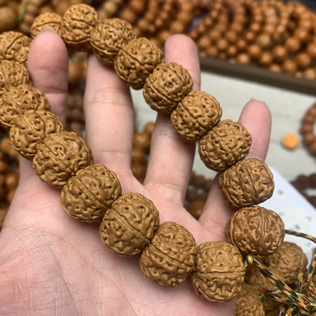 六瓣王者南瓜小单圈13-15mm金刚菩提手串小金刚