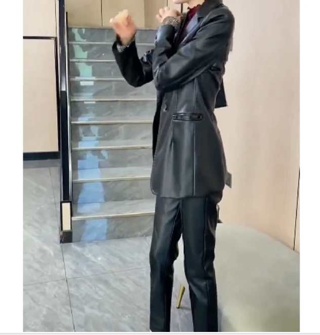 2024冬季新款时尚女装网红高级感休闲爆款宽松两件套套装cx