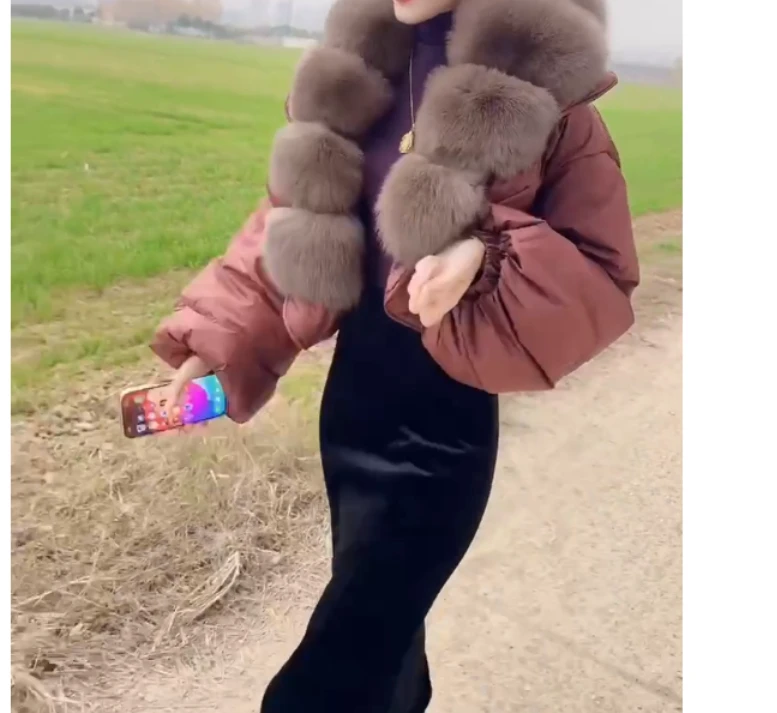 2024冬季新款时尚女装网红高级感休闲爆款外套半身裙女舒适陶