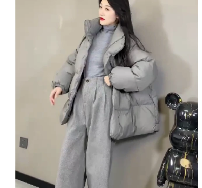 2024冬季新款时尚女装网红高级感休闲爆款棉服外套裤子YZ