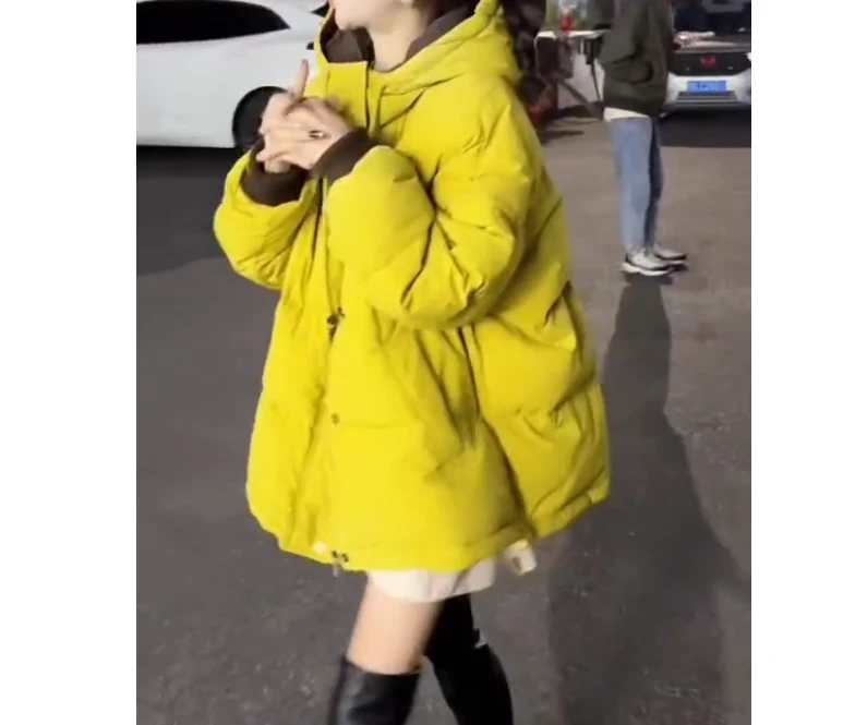 2024冬季新款时尚女装网红高级感韩版潮流长款外套小众女gu