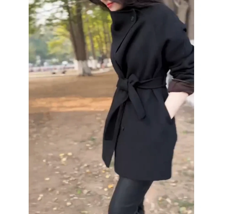 2024冬季新款时尚女装网红高级感休闲爆款外套中长款裤子灿A