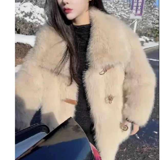 2024冬季新款时尚女装网红高级感休闲爆款毛毛外套xTR