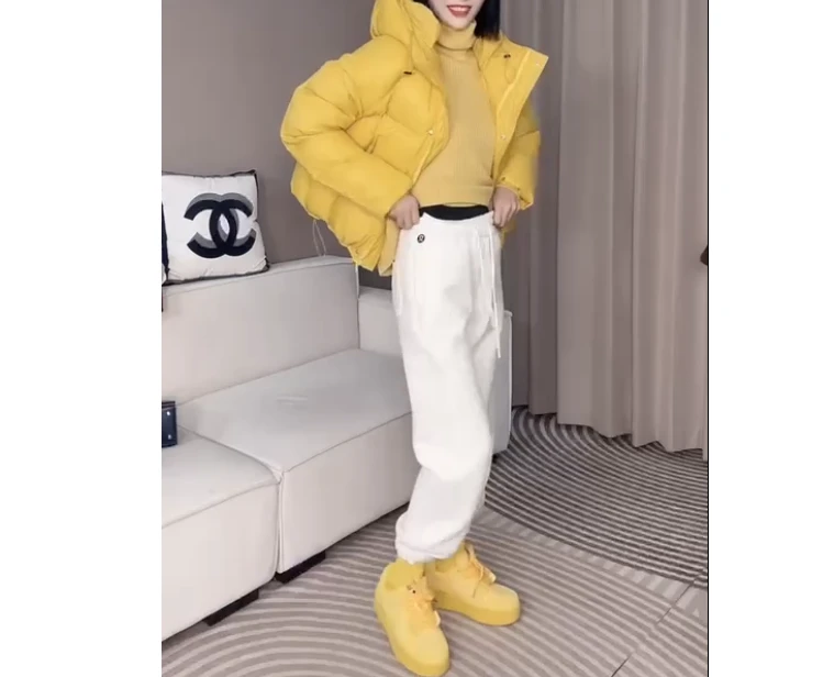 2024冬季新款时尚女装网红高级感休闲爆款加厚外套裤子女珍
