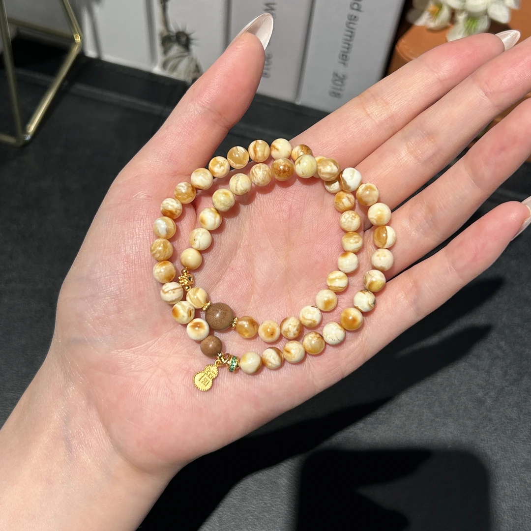 S925 琥珀手串 242880  颜色多样性发其一