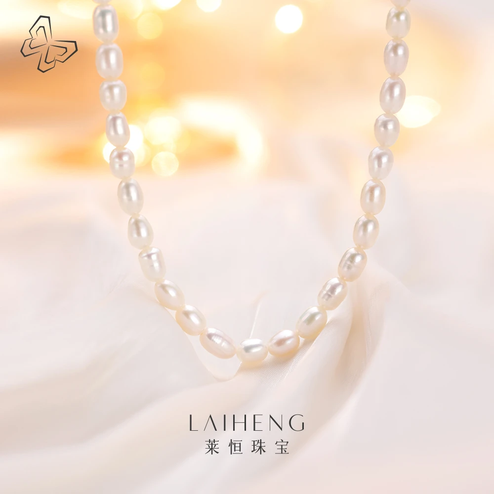 爆米花珍珠项链5-6mm 233922