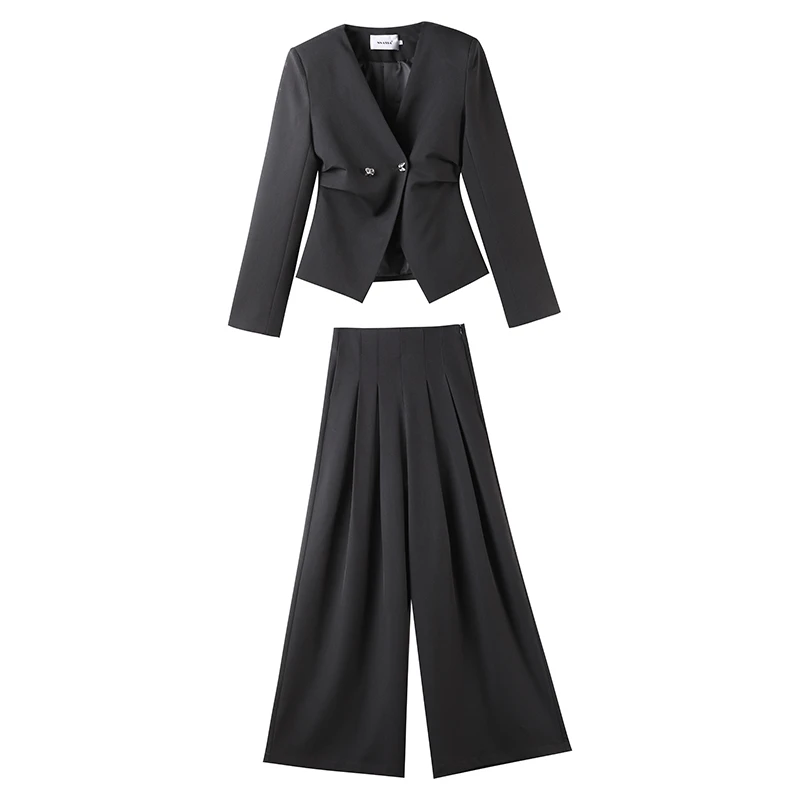 「女总裁」2024秋季设计师款气质休闲套装女 HBZC611194  nnassa