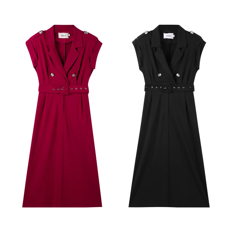 「京京」高级感高端轻奢气质连衣裙HBZC641040