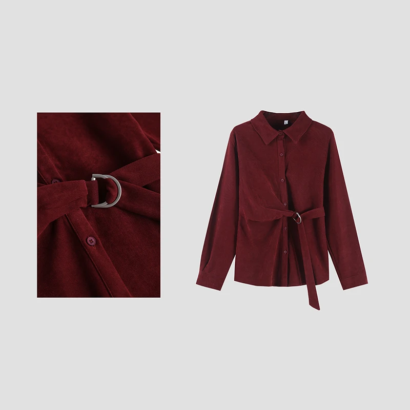 【大哈】2024秋冬季新款红色气质高级感衬衫 HBZA917289 nnassa
