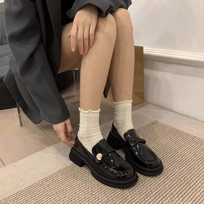 直播49休闲软底舒适百搭低帮乐福鞋