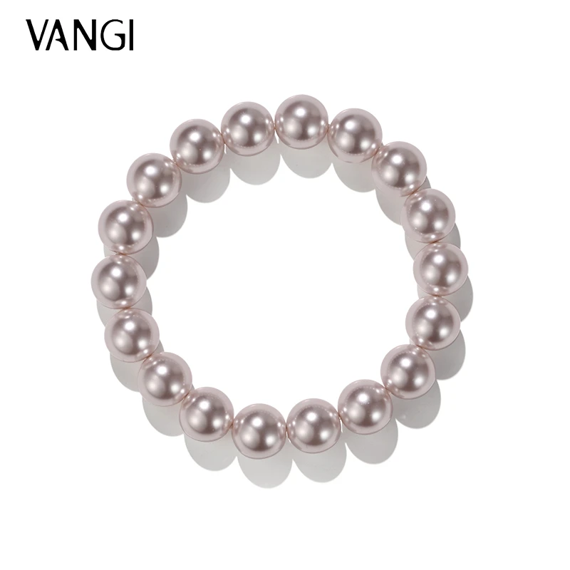 梵姬 非金属玻璃手链 经典大珠手链简约时尚弹力绳强烈推荐LM0307