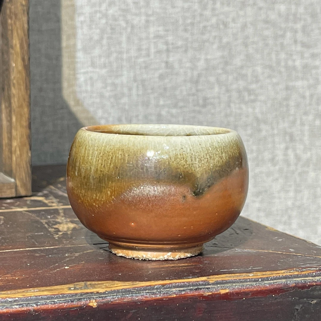 柴烧手工主人杯茶杯随机发货