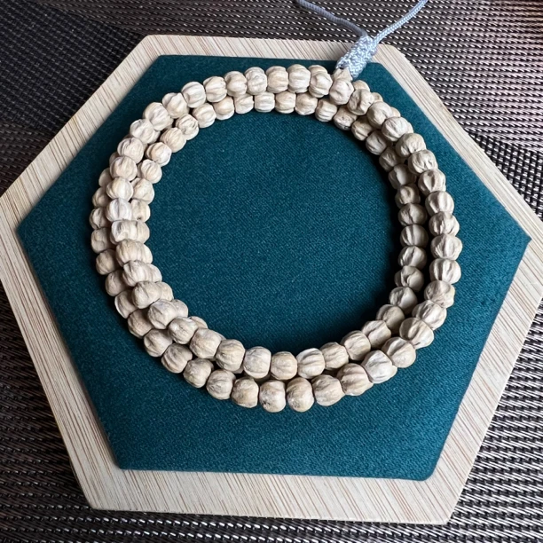 【步步生莲】热振莲花多坑顺棱百香籽柏香籽长串 尺寸6mm