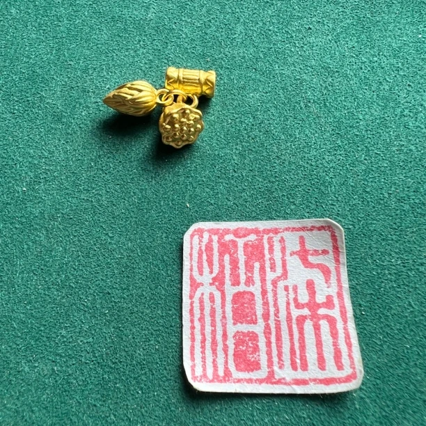 【两世莲】古法金两世莲蓬吊坠卡子线束配饰适配 柏香籽百香籽