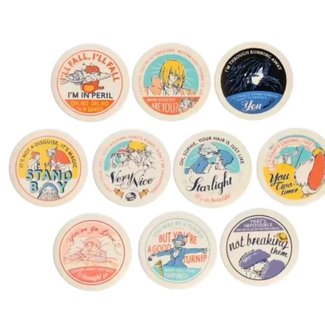 《小小玥》哈尔的移动城堡 奶瓶盖 吧唧 徽章（代拆）