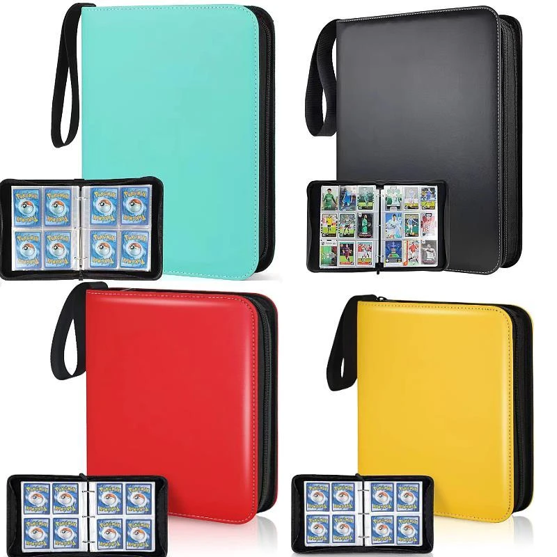 大容量纯色卡册小马宝莉卡片收集册游戏王卡册可梦册集邮册收纳册