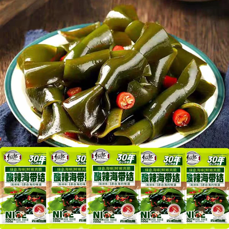 霞浦乡牧郎酸辣海带结香脆凉拌即食真空海带下饭下酒熟食零食小吃