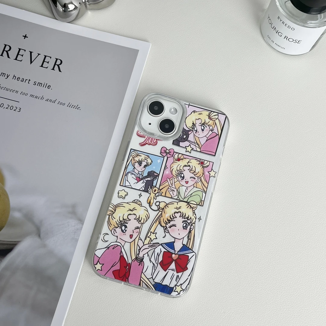 月野兔手机壳iPhone15苹果14小米vivo华为oppo可爱个性动漫防摔
