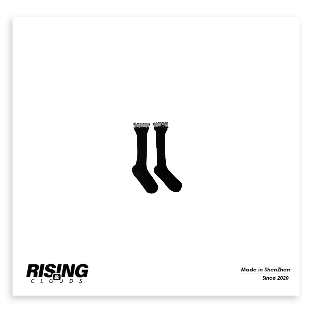 RISING&CLOUDS现【莎莎】深圳南油小众原创薄款花边袜子070214