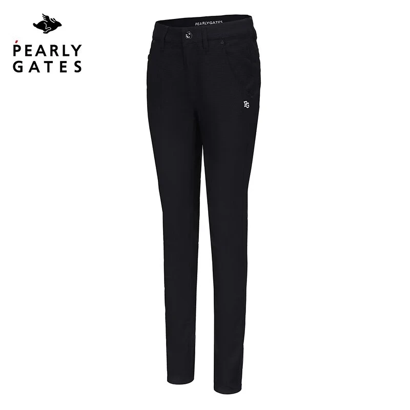 PEARLYGATES高尔夫服装女装PG长裤运动小脚裤舒适长裤golf裤子