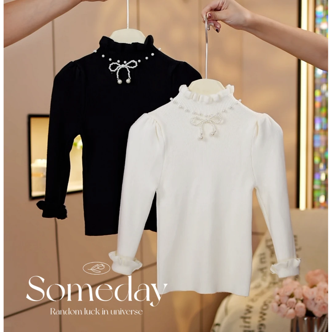 女童秋冬装2024新款洋气中大童针织毛衣