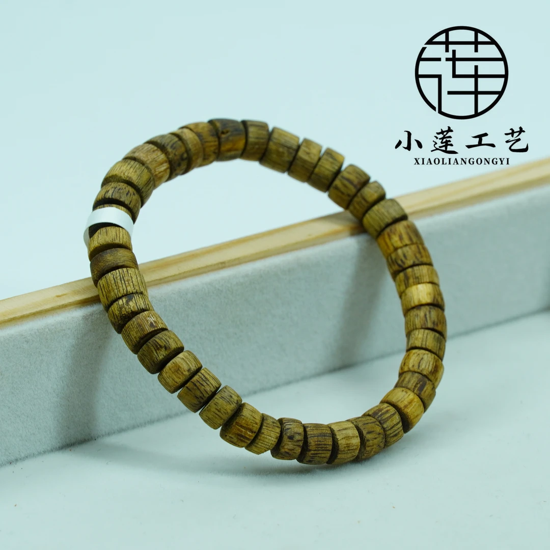 【莺歌绿奇楠】药片珠 随型珠 单圈手串&多样性选择发其一&87002