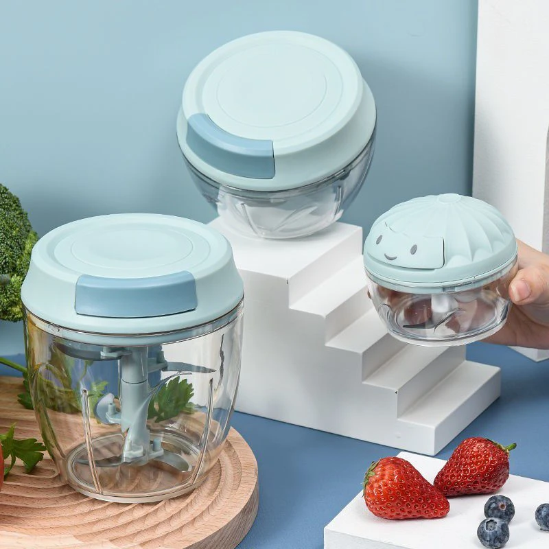 捣蒜泥神器手拉式打蒜蓉切蒜切辣椒大蒜搅碎机切绞肉末厨房好物