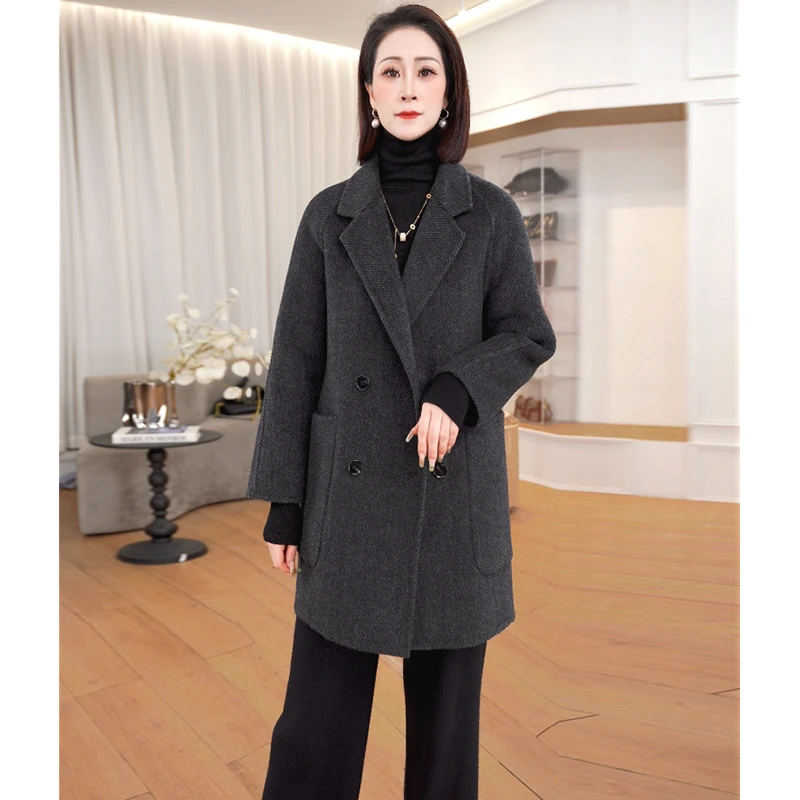 2024年新款大衣女毛呢新款外套时尚高端洋气