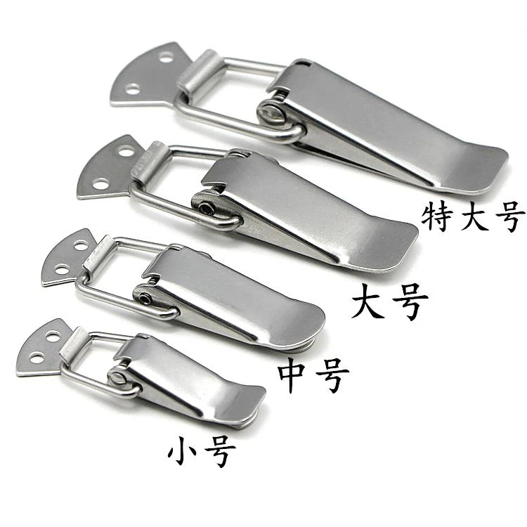 不锈钢箱扣搭扣挂锁锁扣鸭嘴扣工具箱卡扣卡锁弹簧箱扣航空箱搭扣