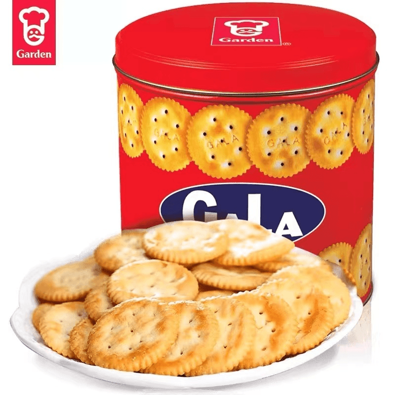 嘉顿加拿饼干铁罐装过节礼盒装喜饼婚庆送礼零食小吃休闲食品400g