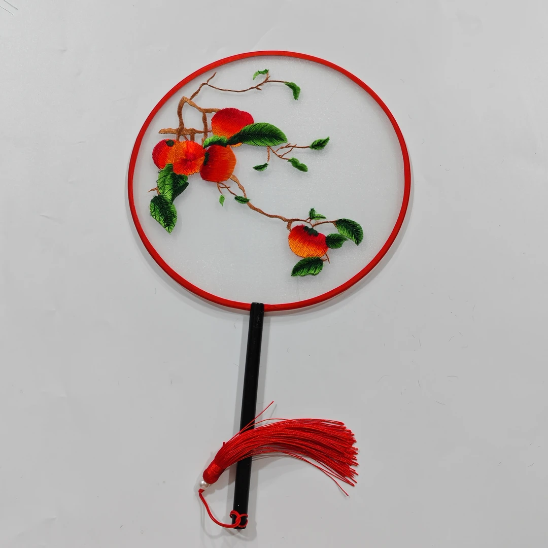 苏绣双面绣工艺品刺绣高颜值打卡拍照舞蹈工艺美术扇子