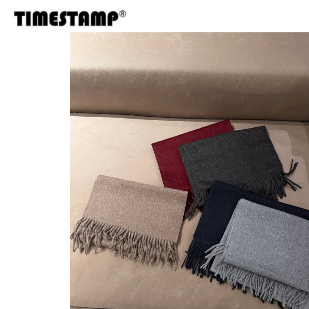 【TIMESTAMP】2024/6I8677泡菜国秋冬新款时尚高级感流苏围巾