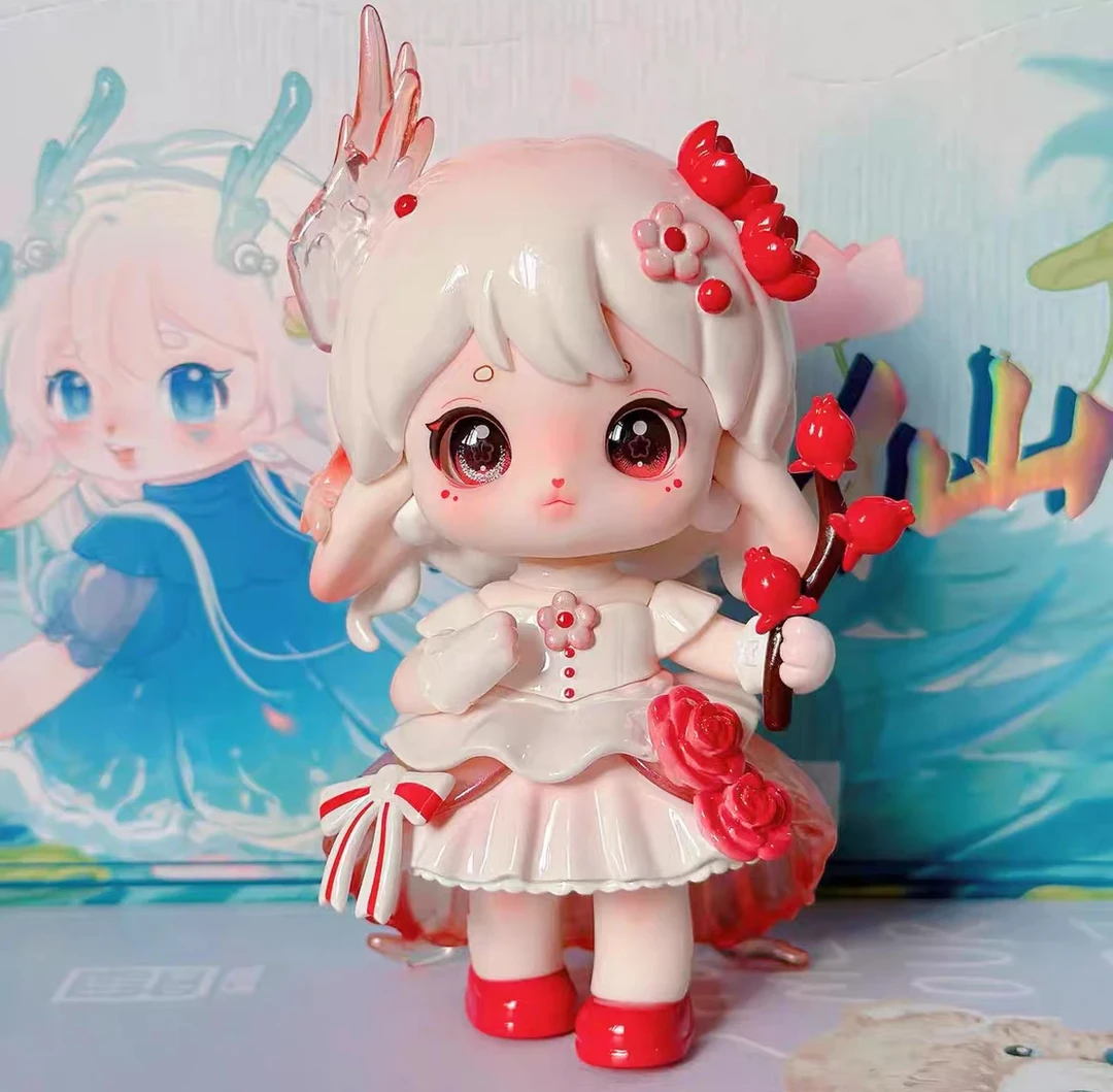 【小幸运拆盒】正版Ruby茶仙坊盲盒潮玩古风手办人偶可爱女生摆件