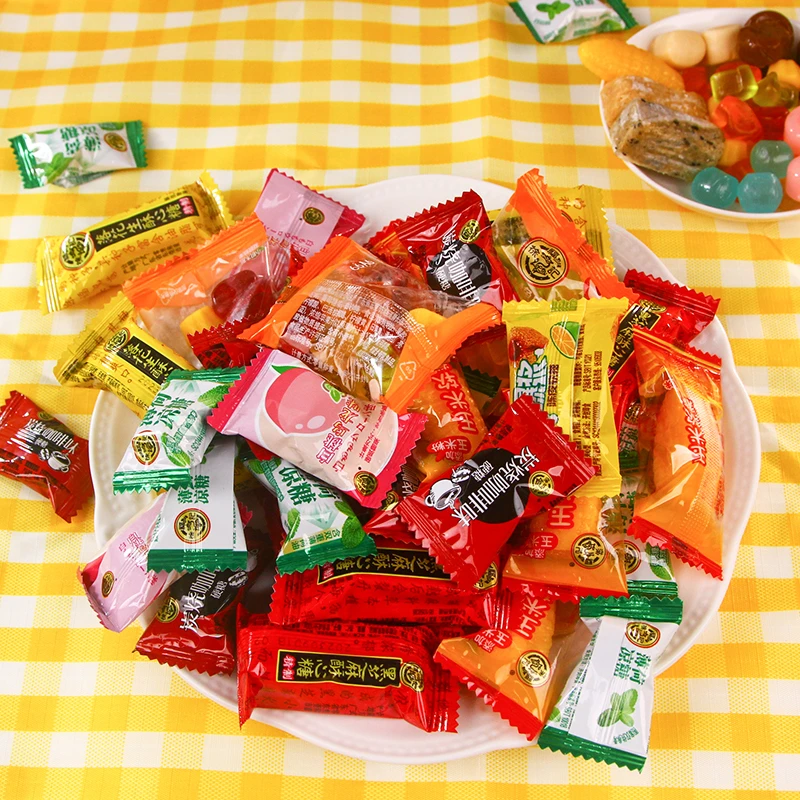 【小时候怀旧零食】徐福记9种混合糖果500g袋结婚礼订婚糖专用喜糖