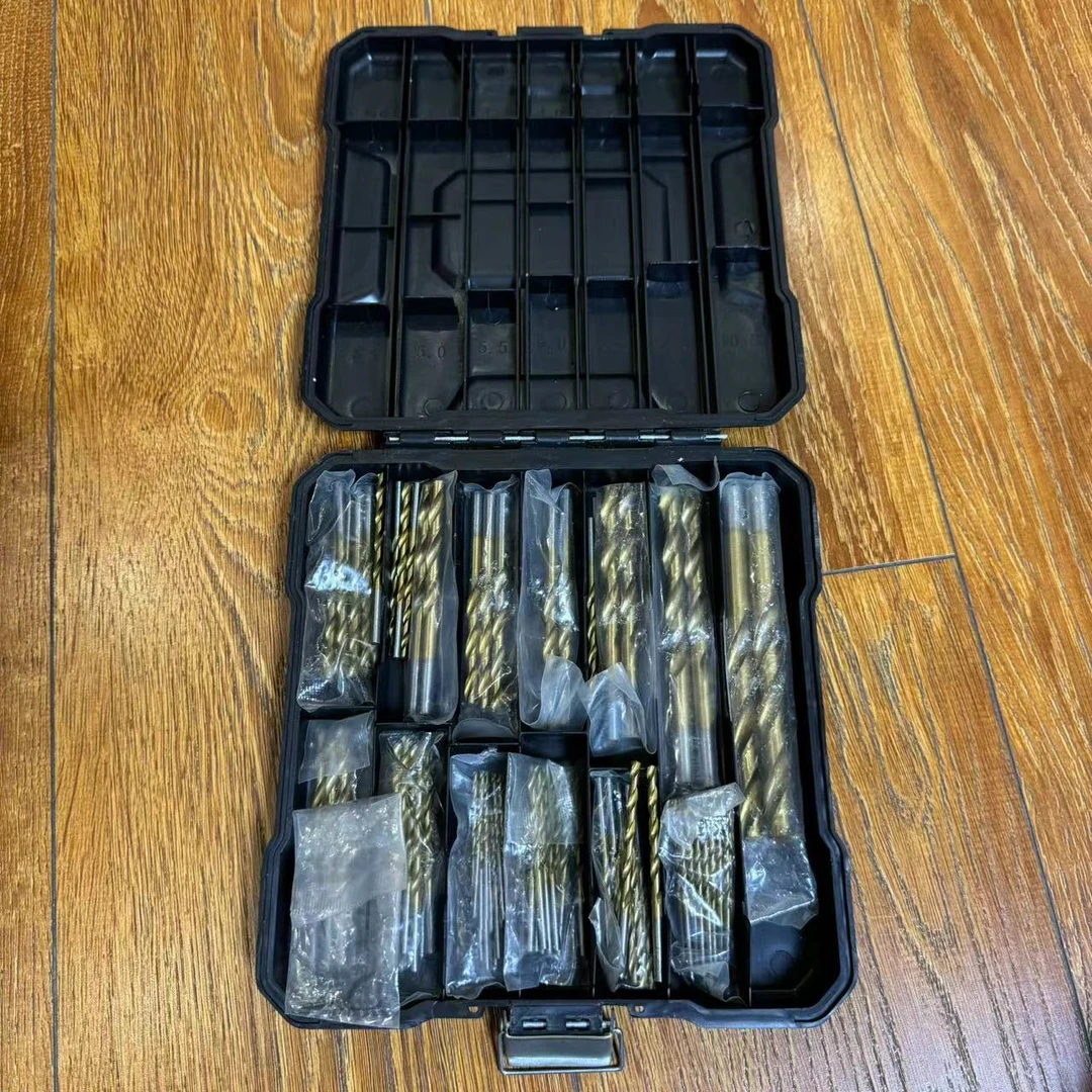 dj直播DJ 99支镀钛高速钢微型麻花钻头盒装