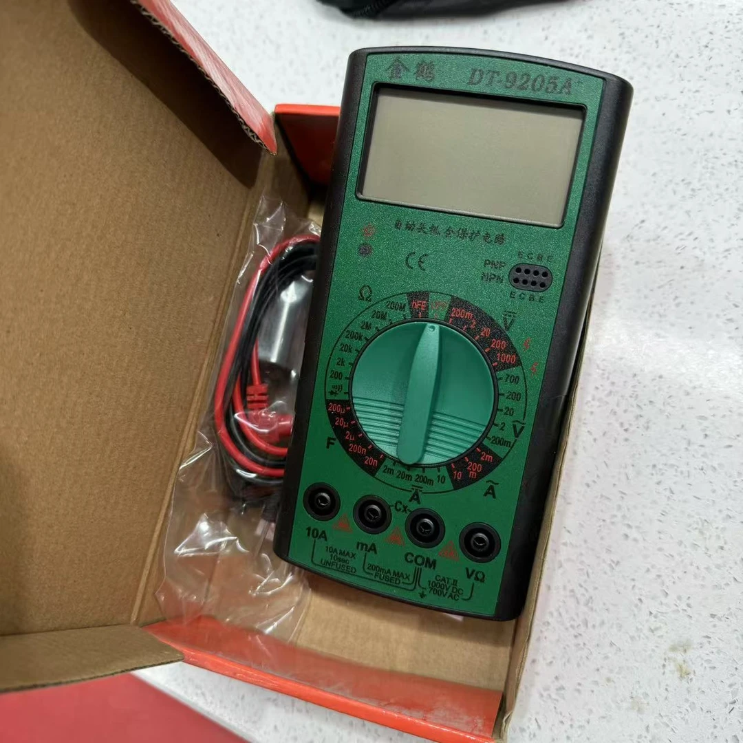 dj五金 万用表 绿色保护套万用表