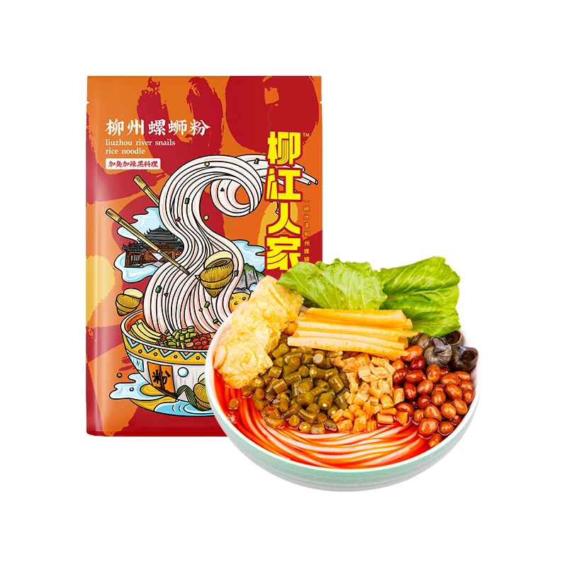 柳江人家螺蛳粉330g*3袋加臭加辣款柳州正宗广西特产速食螺狮粉