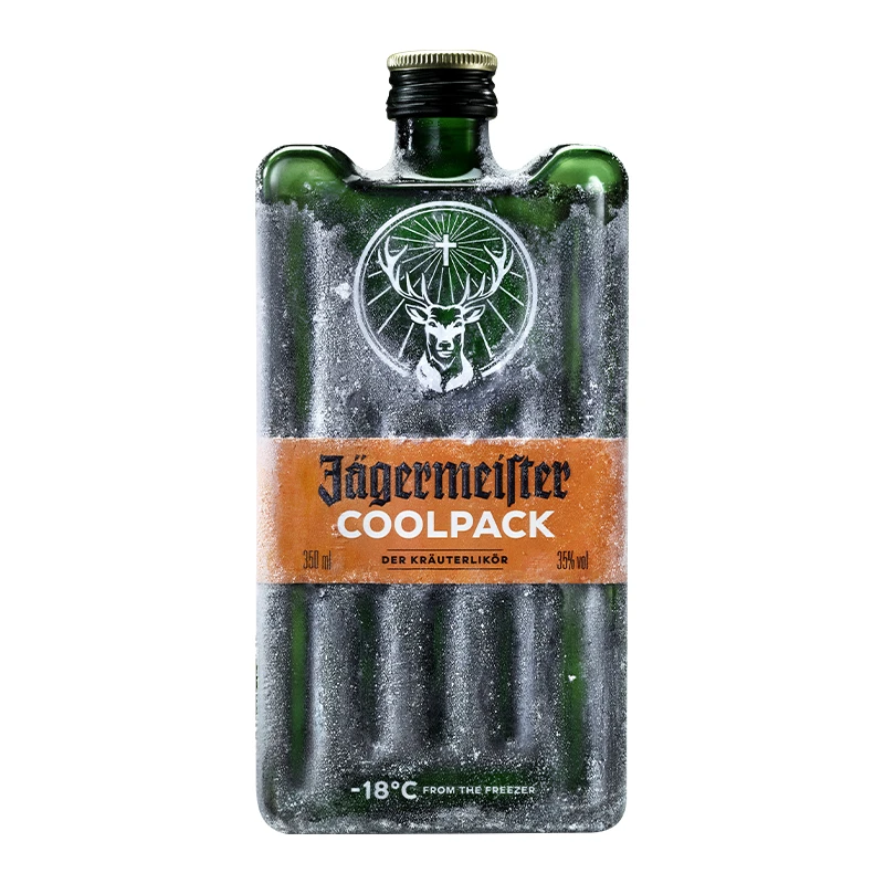 网红爆款 野格新品Coolpack 利口酒力娇酒洋酒350ml*1瓶组合装