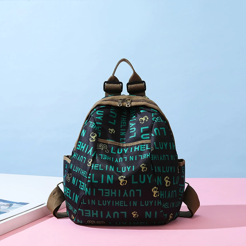 民族风双肩包时尚百搭潮流印花女士个性轻奢多功能韩版双肩包女