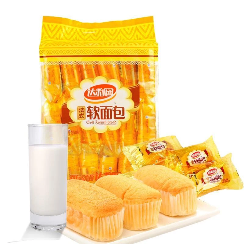 法式软面包360g*2袋奶香味香甜香早餐面包营养蛋糕点心零食品香醇