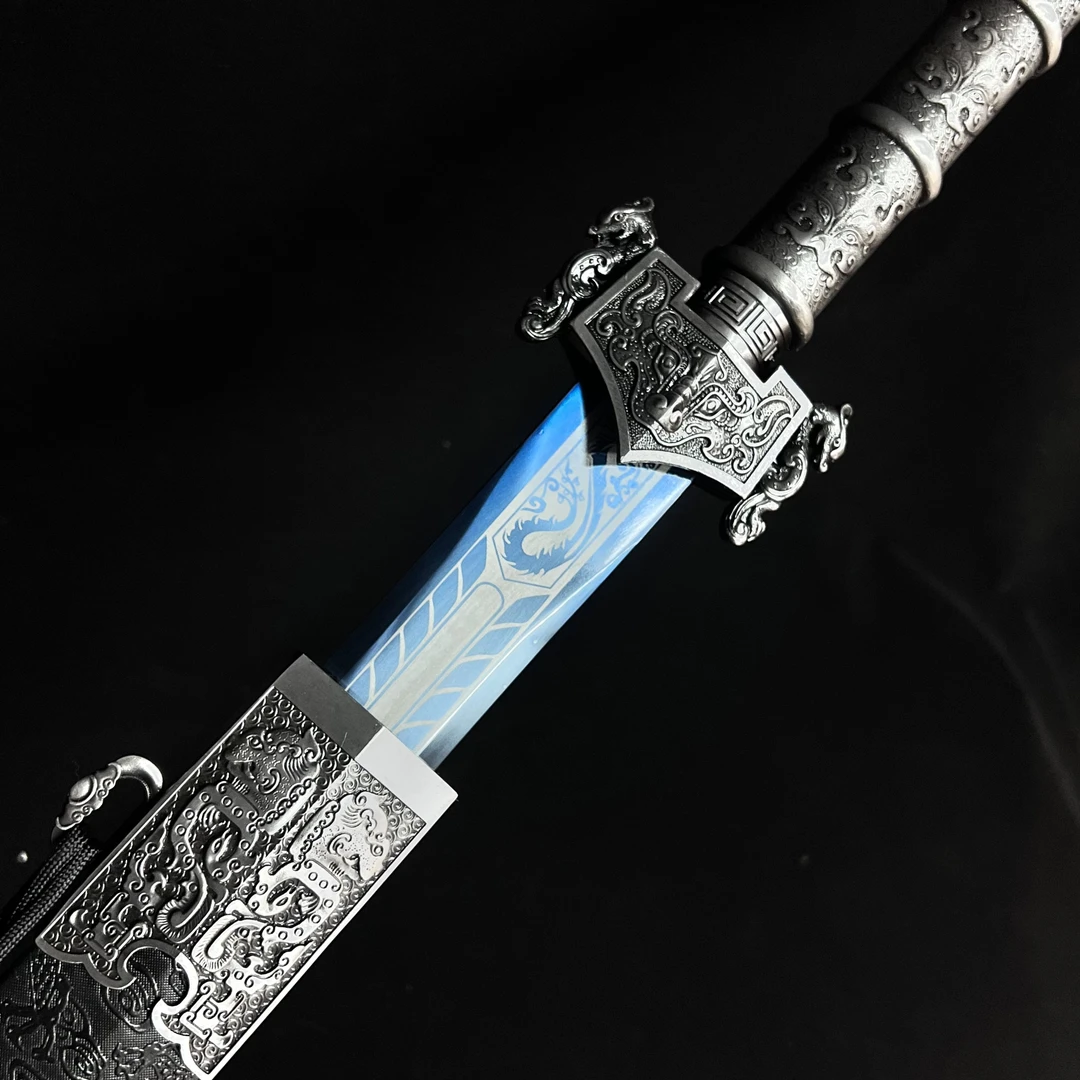 【凌云汉剑】龙泉宝剑 高锰钢 摆件收藏 冷兵器 未开刃