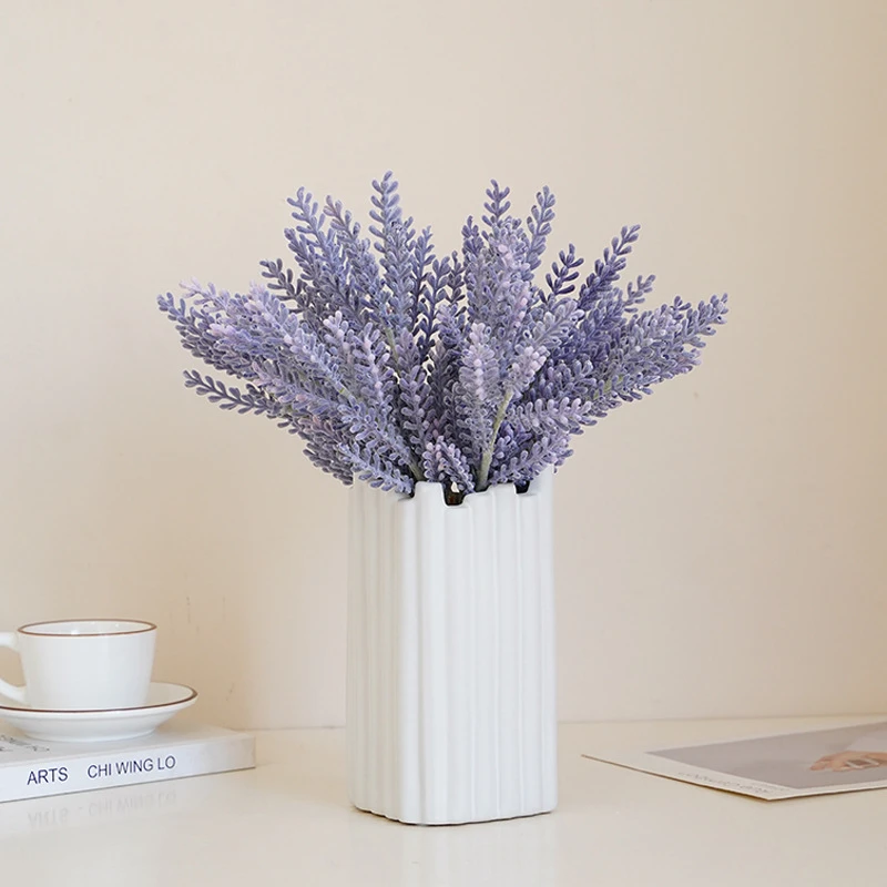 仿真植绒薰衣草把束小花造型产品