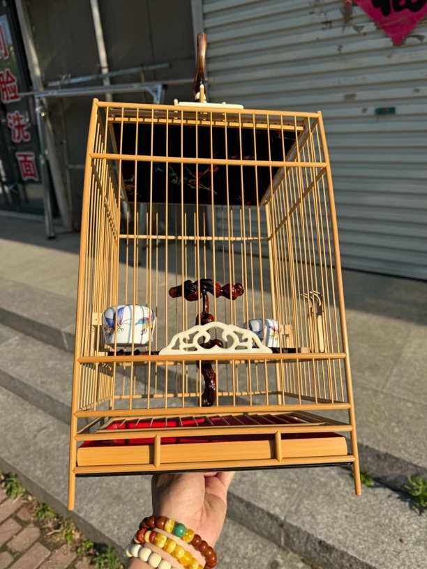 四川黄师傅石燕小黑白笼，榫卯结构