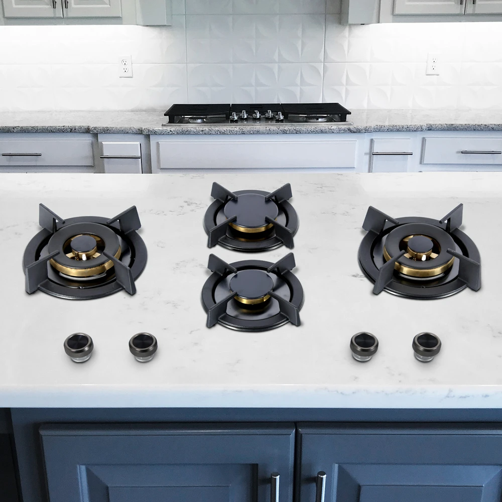 隐藏式岩板灶四眼燃气灶台下煤气炉多眼灶内嵌式猛火灶天然气炉具
