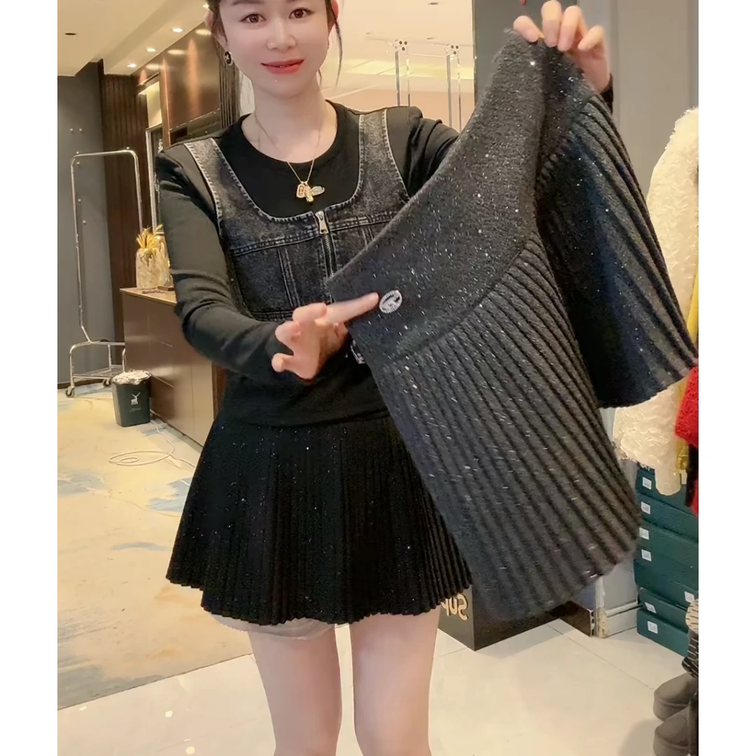 景倩妮今年流行百搭休闲短裙2025春季新款梨形高腰显瘦半身裙