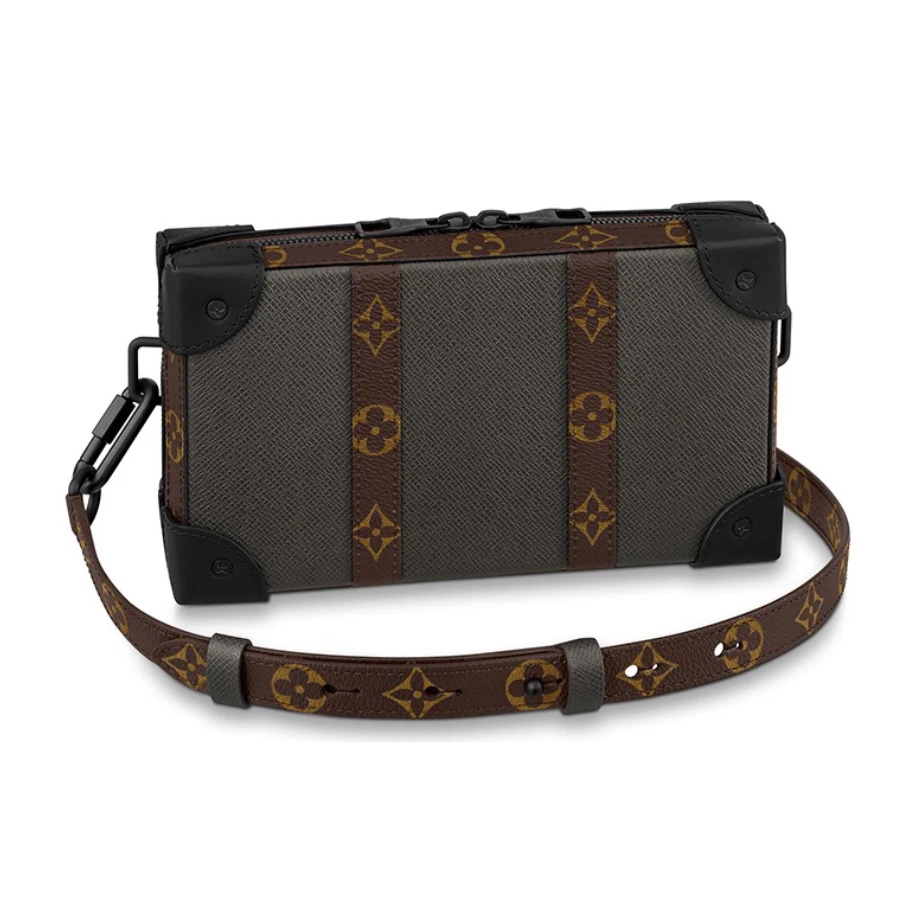 99新 LV 98新LV拼色Soft Trunk男0460软盒子包小方包