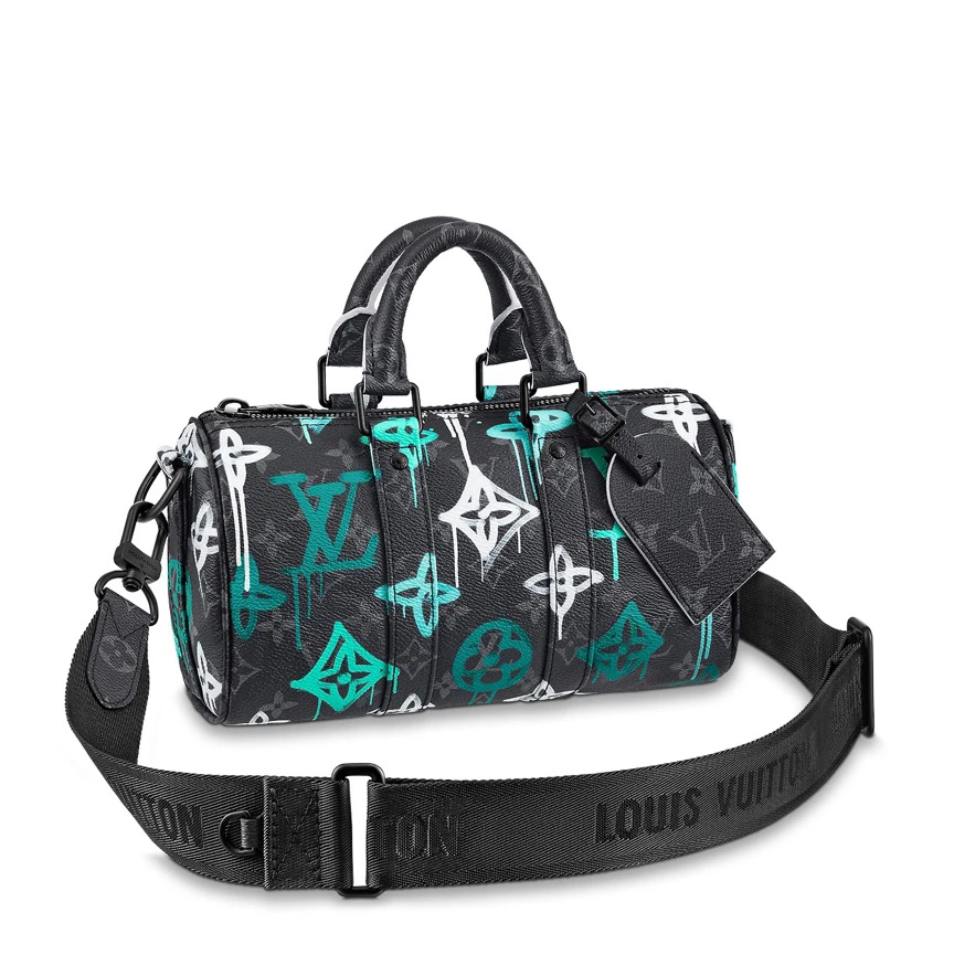 99新  联名款1477涂鸦keepall 25斜挎包邮差包
